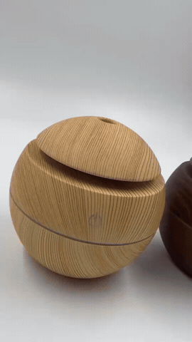 Humidificador ultrasónico en uso